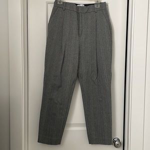 Anine Bing Trouser. Great condition. Gray herringbone.